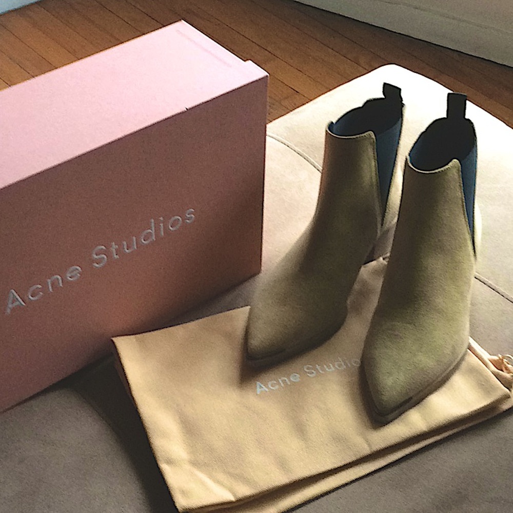 NWT Acne Studio Jensen Suede Chelsea Boot